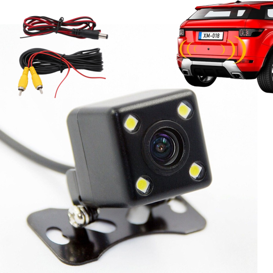 Камера заднього виду на авто з діодним підсвічуванням 4LED SBR Київ