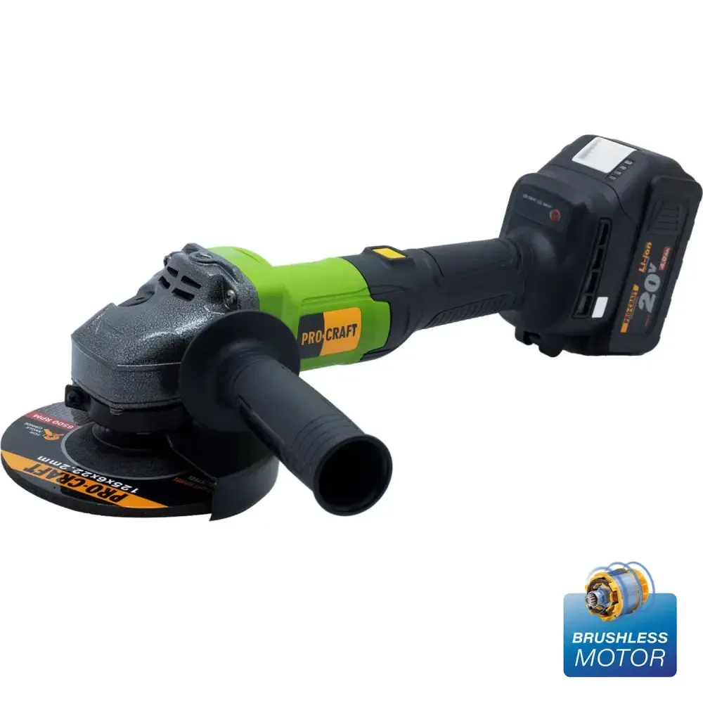 Аккумуляторная болгарка Procraft PGA20 (2 акб) Коломыя - изображение 4