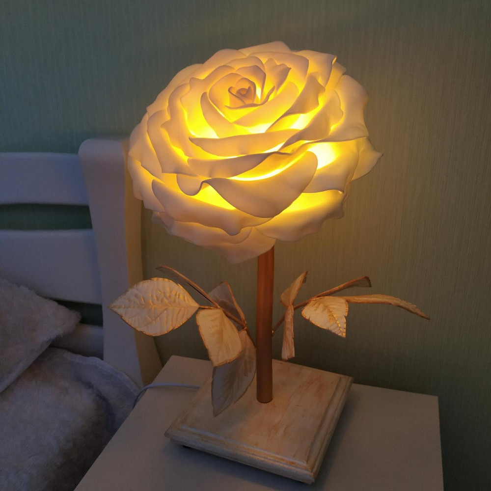 Світильник-нічник "Вінтажна троянда" Дніпро - фото 2