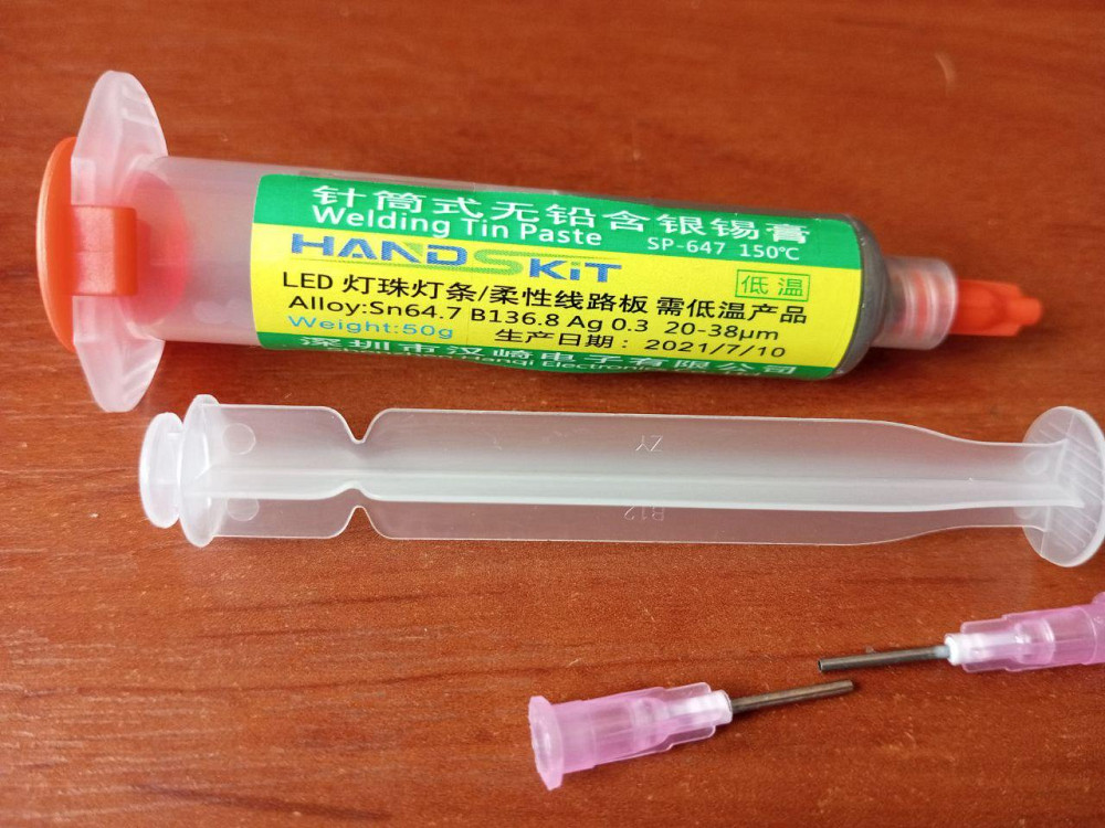 Паяльная паста свинцовая HandsKit SP-647, 150°C, 35 г Полтава - изображение 1