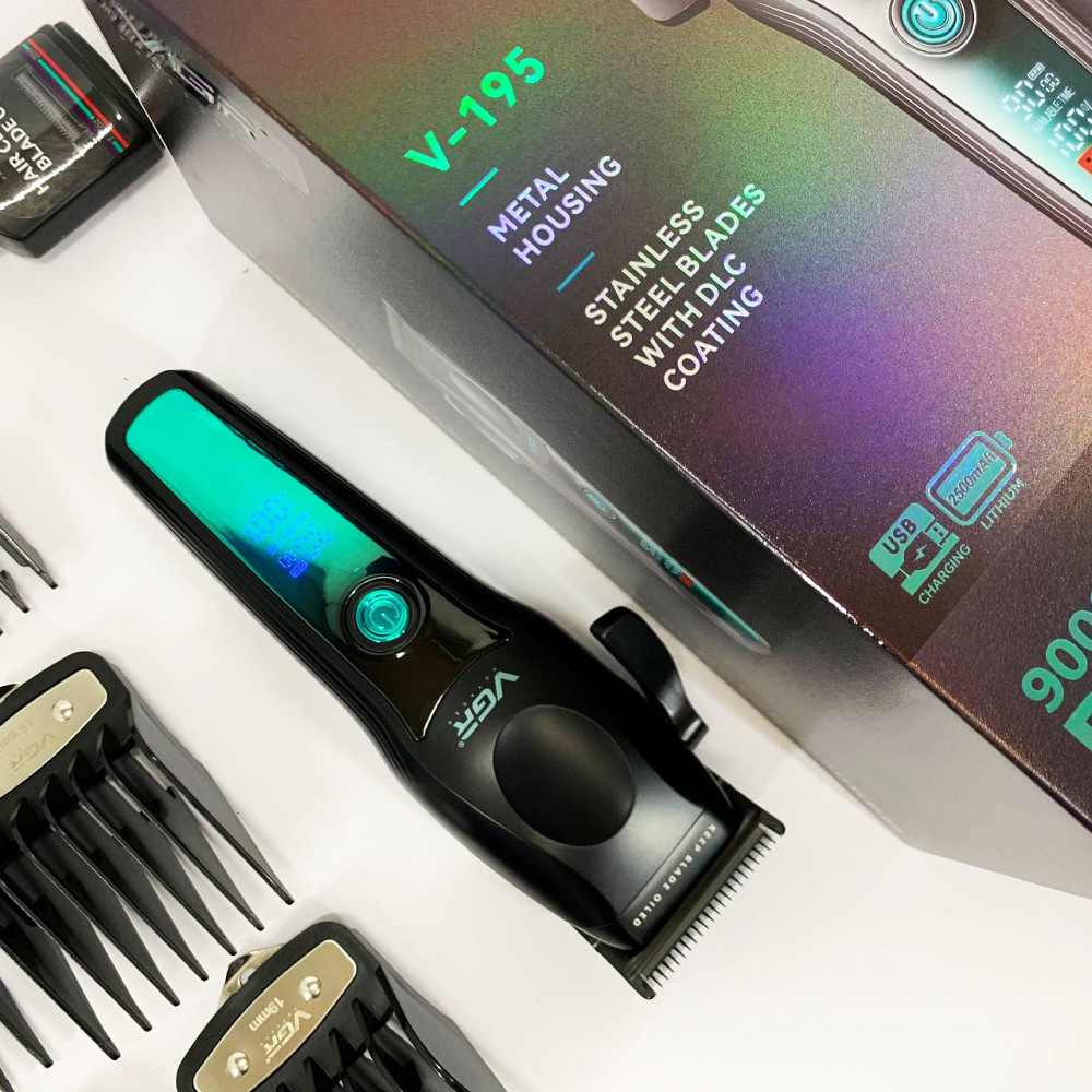 Електрична машинка для стрижки VGR, Електрична машинка з насадкою для бороди, Професійна електробритва EH-26 Київ - фото 5