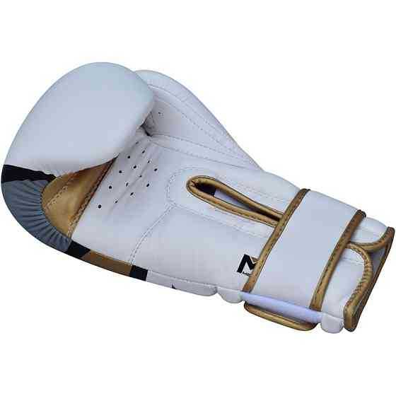 Боксерські рукавички RDX Rex Leather Gold 12 ун. Кам'янське