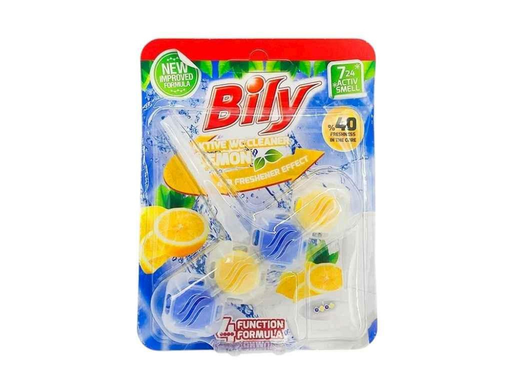 Блок для туалетів DIAMOND 1*50г Лимон ТМ BILY Київ - фото 1