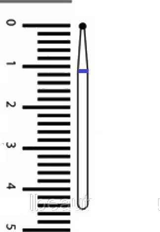 Насадка на фрезер алмазная малая сферическая шарик Киев - изображение 1