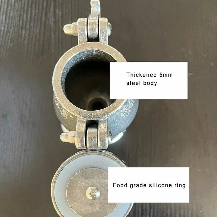 Мінімашина гармата для попкорну з неіржавкої сталі Сріблястий Вінниця - фото 8