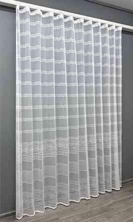 Тюль VR-Textil 1887т Lauren Жакард Білий 300х270 см (42-0840) Київ