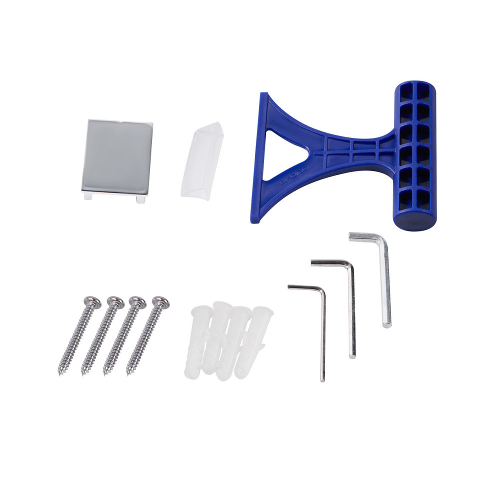 Душова перегородка Qtap Walk-In Standard CRM209.C8 90х200 см, скло Clear 8 мм, покриття CalcLess Київ - фото 10