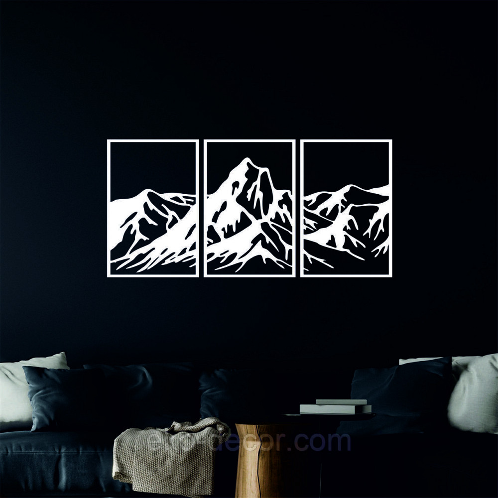 Декоративне настінне Панно «Гори», Декор на стіну Київ - фото 1