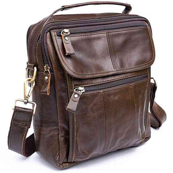 Сумка мужская Vintage 14764 Коричневая Киев