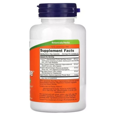 Витаминно-минеральный комплекс Now Foods Здоровье вен, Vein Supreme, 90 вегетарианских капсул (NOW-03123) Винница - изображение 2