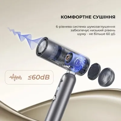 Фен Dreame Pocket Grey (AHD51-GR) Вінниця - фото 8
