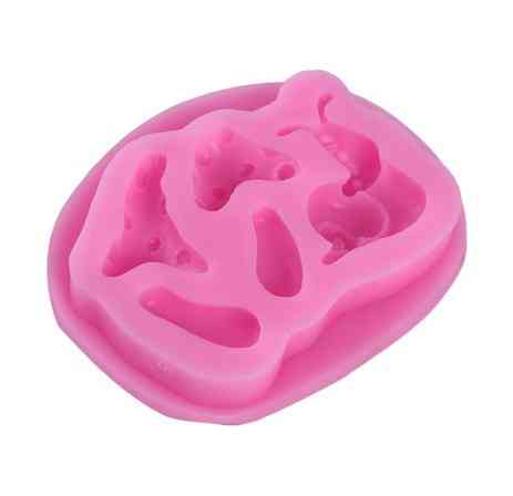 Молд силиконовый Улитка и грибы 85 на 52 мм розовый Киев