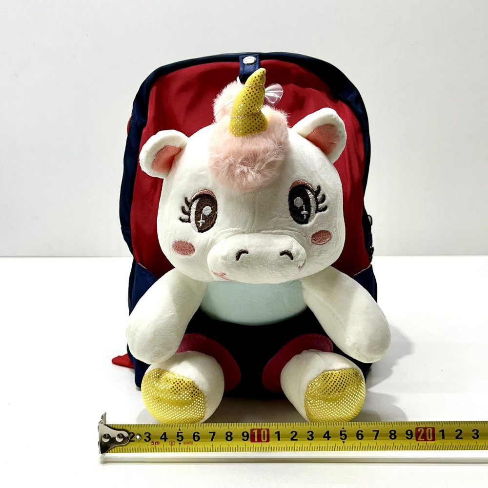 Рюкзак з м'якою іграшкою Єдиноріг 1 відділення 20см Синій (FG24032735B) Чернігів - фото 9