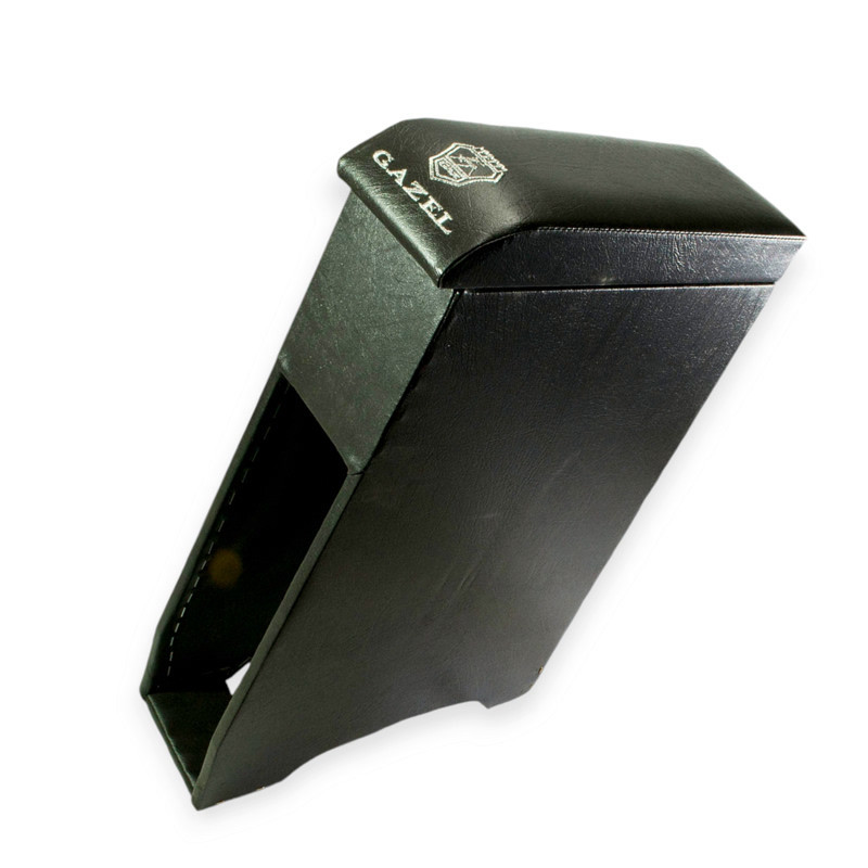 Подлокотник газ газель черный с вышивкой (кожзам) Мукачево - изображение 1