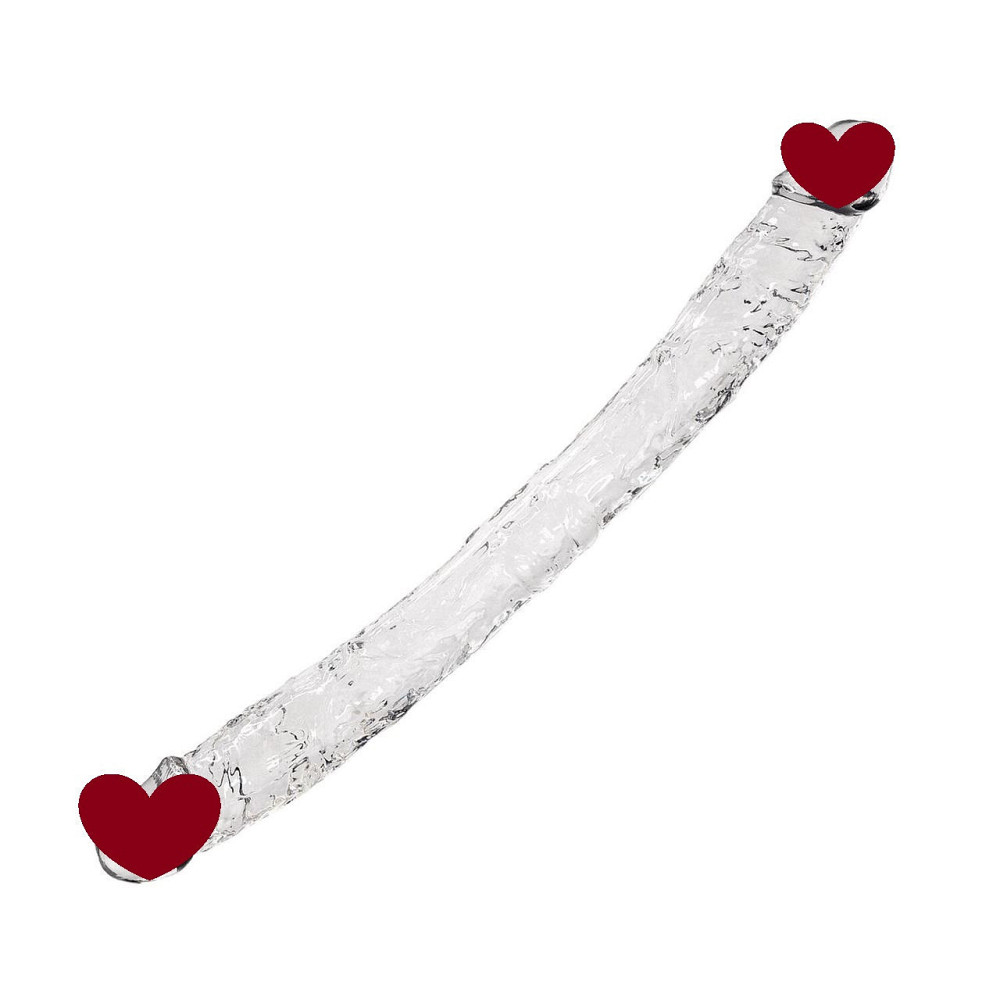 Прозорий двосторонній фалоімітатор Alive Supreme Jelly Dildo Sex Aura Київ - фото 1