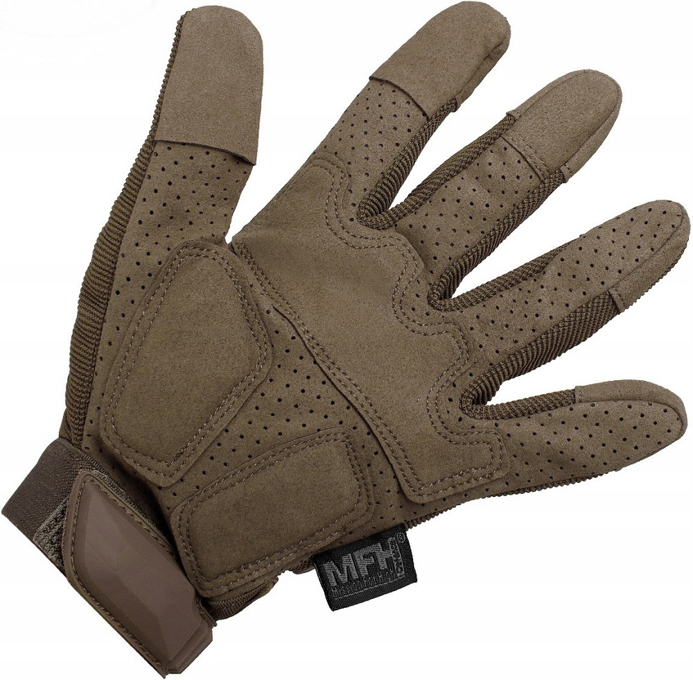 Тактические Защитные Перчатки всесезонные для стрельбы с липучкой MFH 