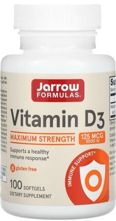 Вітамін Д3 5000 Jarrow Formulas Vitamin D3 100 капсул Київ