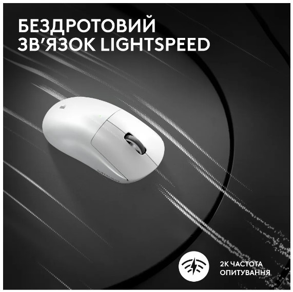 Миша Logitech G Pro X Superlight 2 Lightspeed White (910-006638) (6912725) Київ - фото 8