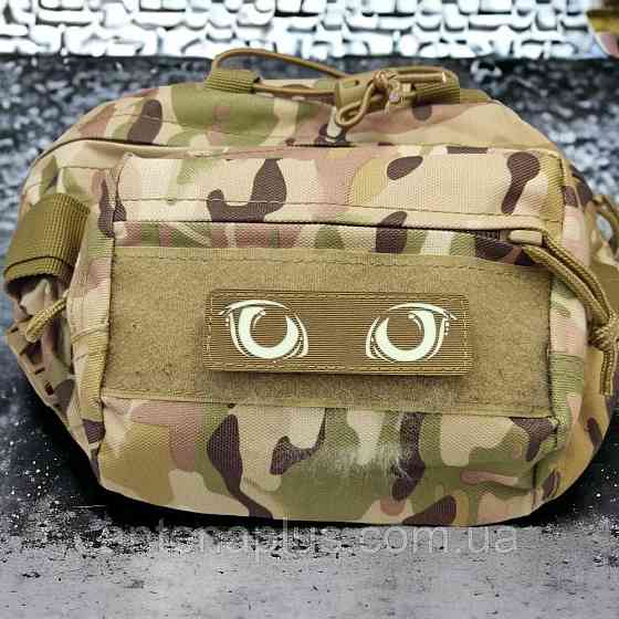 Котячі очі, що світяться койот шеврон / патч Київ