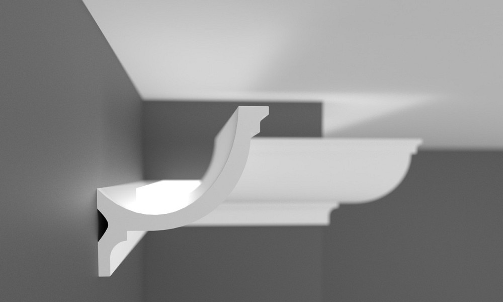 Карниз полиуретановый гладкий Gaudi Décor C 973 Днепр - изображение 2