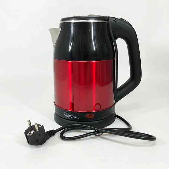 Електричний чайник з індикатором роботи Suntera EKB-326R 1500 Вт 1.8 л, Чайник дисковий BY-93 Івано-Франківськ