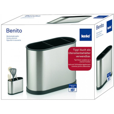 Аксессуар кухонный Kela Benito органайзер для кухонних приладів Металік (11668) Винница - изображение 3