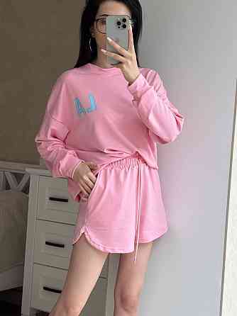 Жіночий прогулянковий костюм двійка: кофта і шорти турецька двонитка Одеса