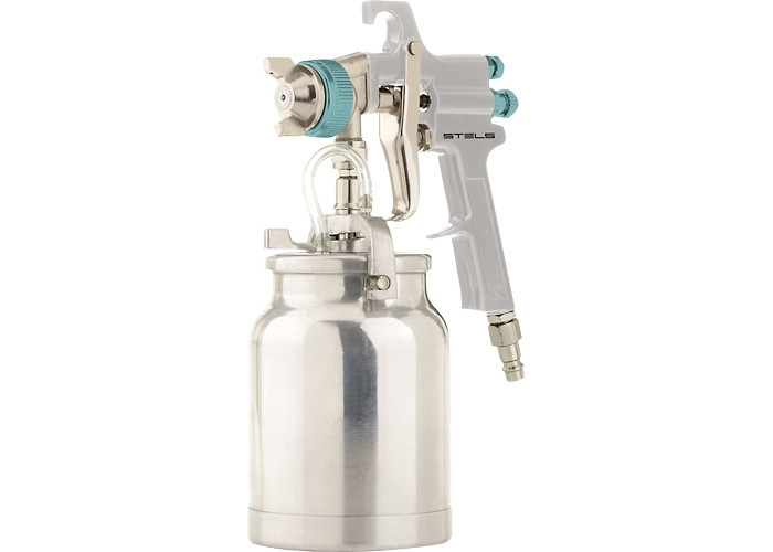 Фарборозпилювач (фарбопульт) AS 702 НР професійний, всмоктувального типу, сопло 1,8 мм і 2,0 мм Stel Полтава - фото 1