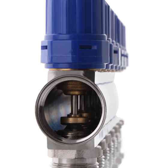 Колекторний блок з термостатіч. клапанами Koer KR.1100-08 1"x8 ways (KR2634) Київ