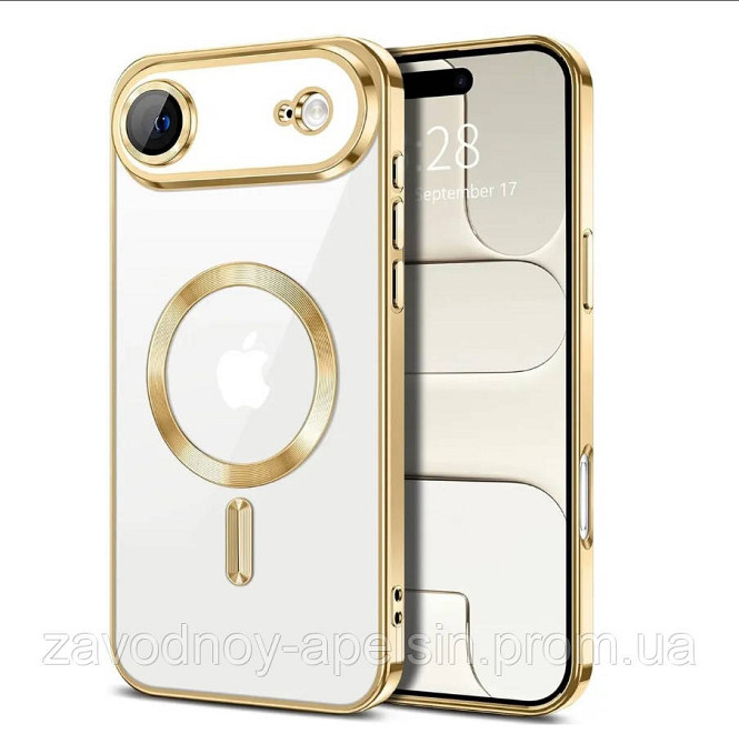 IPhone 17 Air Чехол магнитный Защита камеры (золотой) Одесса - изображение 1
