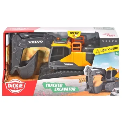 Спецтехника Dickie Toys Экскаватор Вольво со звук. и свет. эффект., 23 см (3723008) Винница