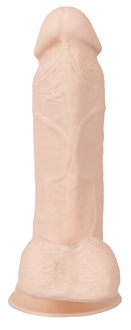 Реалістичний гнутий RC-вібратор із кульками — Bendable RC Vibrator with Balls Nature Skin Sex Aura Київ - фото 4