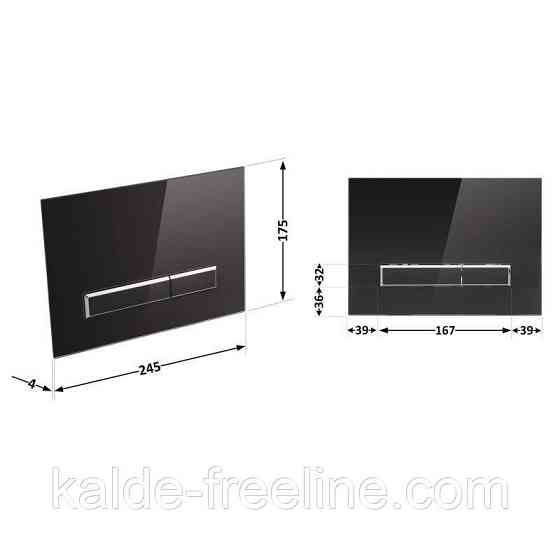 Панель змиву для унітаза Qtap Nest QT0111V1107GB Харьков