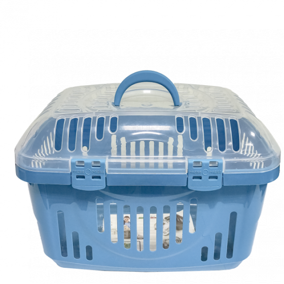 Контейнер-переноска Rocket Transparent з верхнім прозорим відкриттям, розмір 49 x 33 x 33 см Вінниця