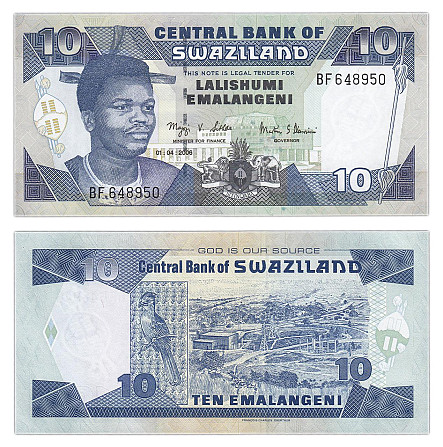 Свазиленд / Swaziland 10 emalangeni 2006 Pick 29c UNC Полтава - изображение 1