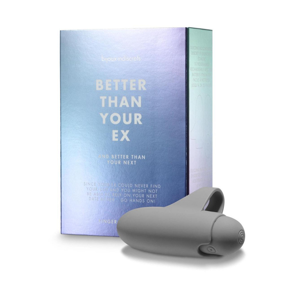 Вибратор на палец Bijoux Indiscrets Better Than Your Ex, диаметр 2,5 см, 10 режимов, перезаряжаемый Sex Aura Киев - изображение 4