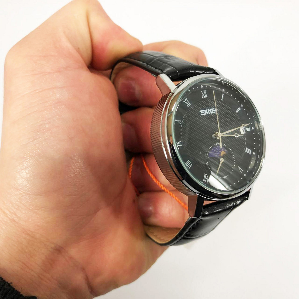 Круті чоловічі годинники SKMEI 9308BKBK, Модні чоловічі годинники круглі, Брендові JQ-349 чоловічі годинники Київ - фото 1