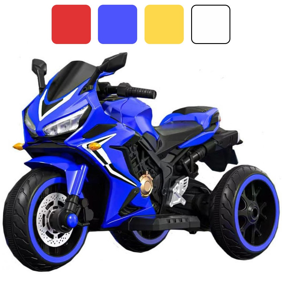 Детский электромотоцикл SPOKO SP-518 мотоцикл на аккумуляторе для детей Синий Киев - изображение 1