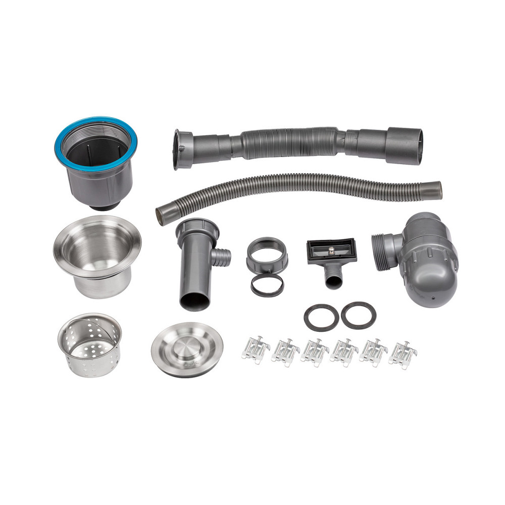 Мийка для кухні інтегрована Lidz Handmade H6050 (LDH6050BRU35371) Brushed Steel 3,0/1,0 мм Київ - фото 8