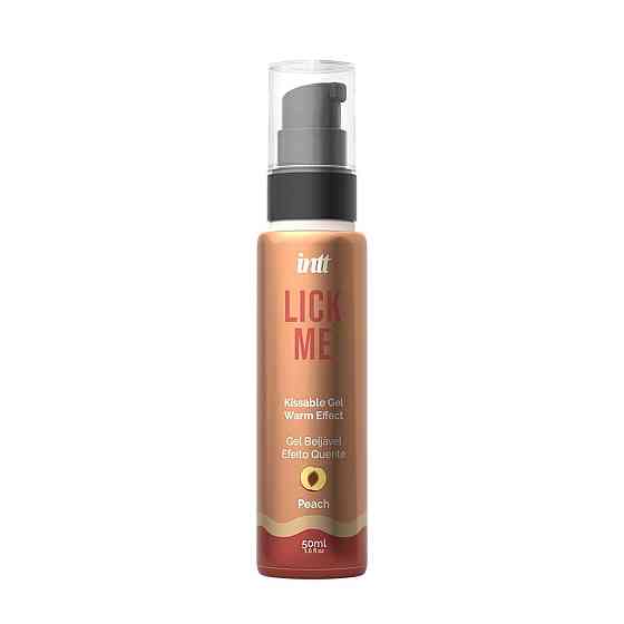 Гель для оральных ласк с согревающим эффектом INTT Lick Me Kissable Gel Peach 50 мл Sex Aura Киев