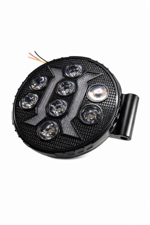 Світлодіодна фара StarLight 24A-40W 8 LED 12-24V, біле/жовте світло, кругла, робоче світло Харків
