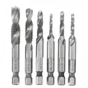 Набор сверл и метчиков для резьбы, 6 шт. Киев - изображение 4