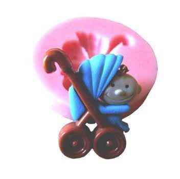 Молд силиконовый Младенец маленький 25 на 20 мм розовый Киев