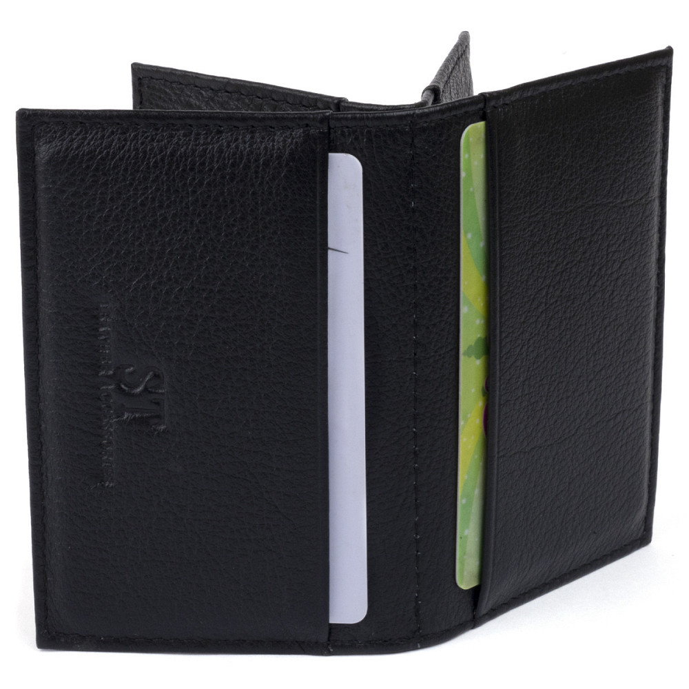 Візитниця-книжка ST Leather 19213 Чорна Київ - фото 7