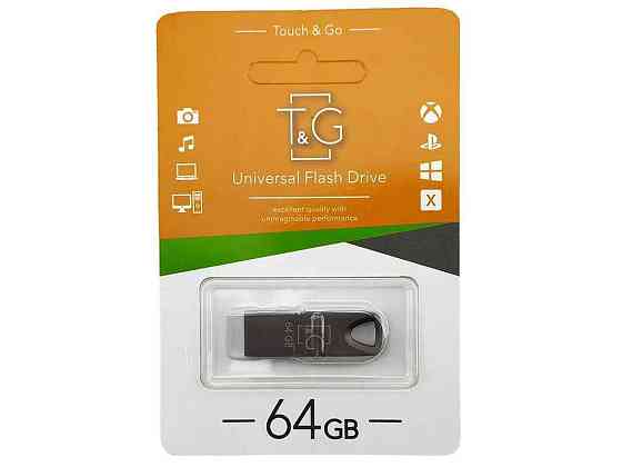 Флешка USB 64GB 2.0 117 Metal чорна ТМ TG Solmir Київ