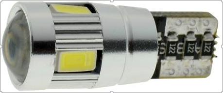 Лампочка без цок.Т10 LED 5630-6 CAN 12V Cyclone 062 ( 640lumen) Винница