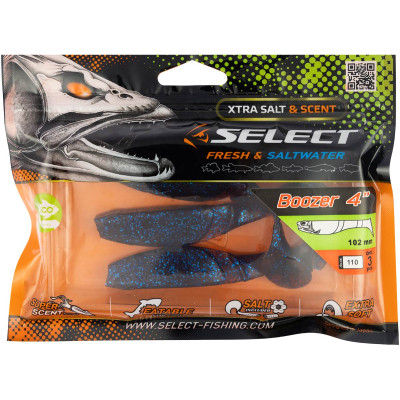 Силикон рыболовный Select Boozer 4" 110 (3 шт/уп) (1870.32.34) Винница - изображение 2