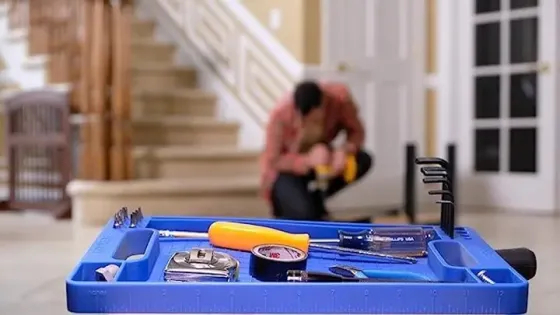 Переносной лоток для инструментов 35,6х23х2,4см, FLEXMAT / Силиконовый органайзер для хранения инструментов Коломия