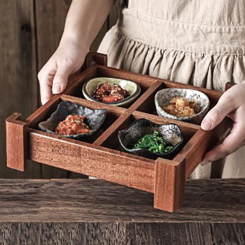 Менажница деревянная 