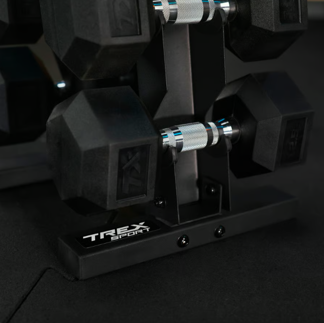 Стійка-піраміда для зберігання 5 пар гантелей Trex Sport TX-055DR Киев - изображение 8